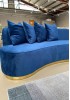 Jaron Four Seater  Curved Sofa